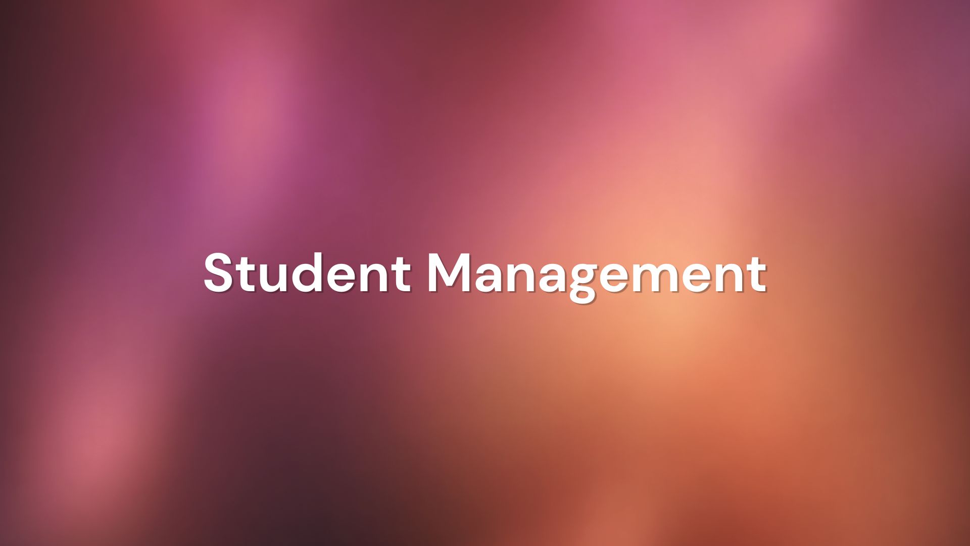 Student Management